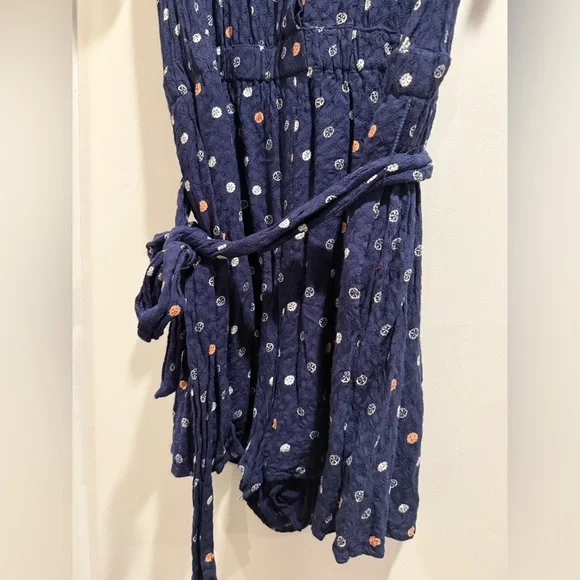 Anthropologie Romper Floral V Neck Up Lined Girly Small - Picture 5 of 6